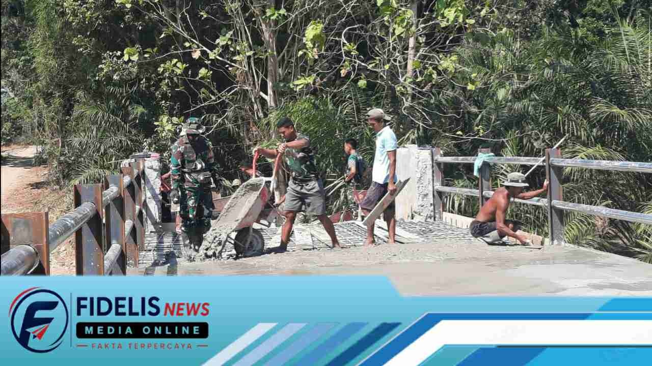 Jembatan Garuda di Tenggelang Mulai Dicor, Ditarget Rampung Sebelum 17 Agustus