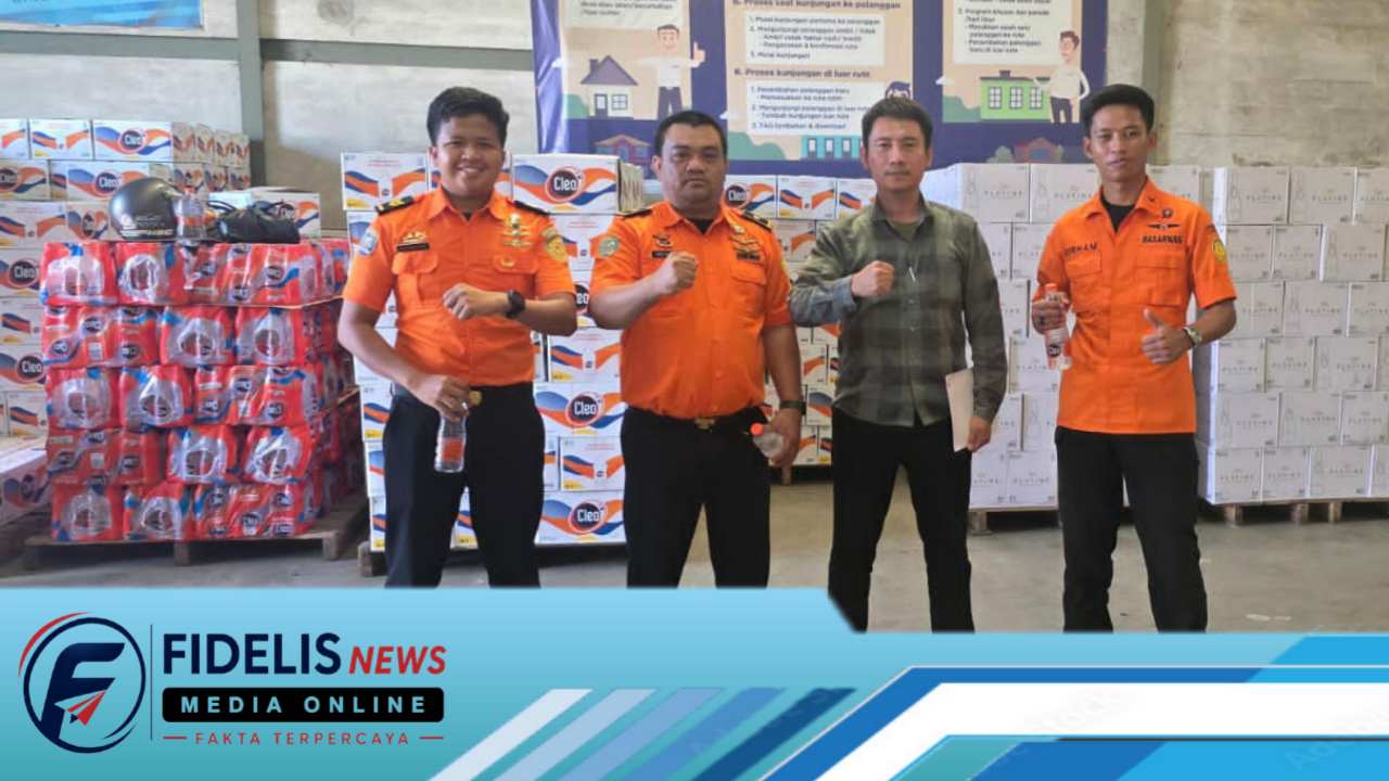 Dukung Pelaksanaan Siaga Merah Putih di Gunung Bawakaraeng, Basarnas Terima Puluhan Air Mineral