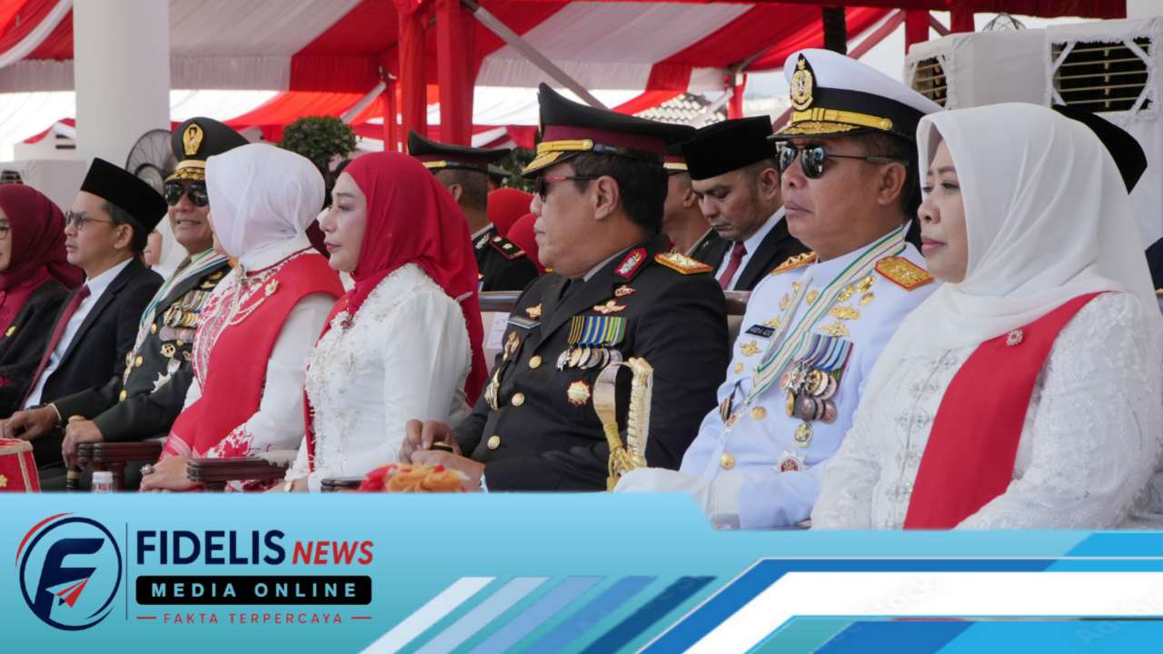 Peringati HUT Kemerdekaan RI ke-81 Dankodaeral VI Beserta Ketua Daerah Kodaeral VI GJK RI Hadiri Upacara Tingkat Provinsi Sulsel