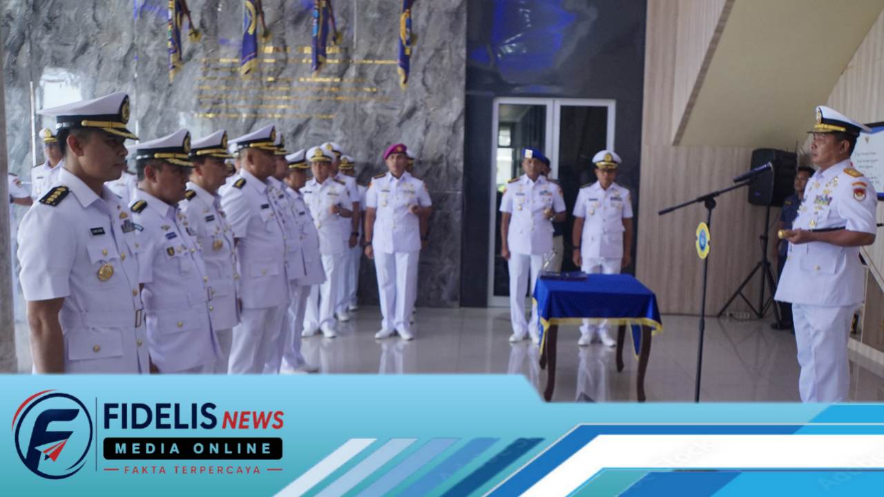 Dankodaeral VI Pimpin Sertijab Berjalan Dengan Khidmat di Loby Mako Kodaeral VI