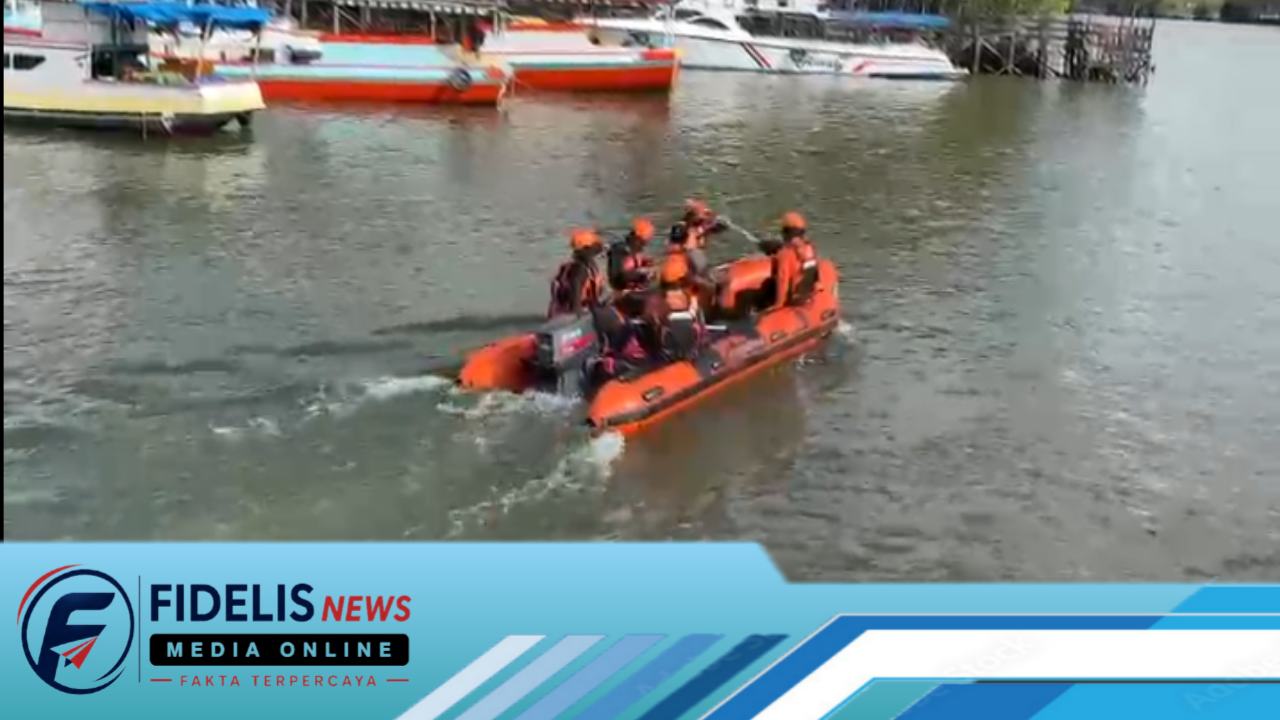 Kembali Korban Terjatuh Dari Kapal di Perairan Pasi Mabbororng Sinjai Kini dilakukan Pencarian Tim SAR Gabungan