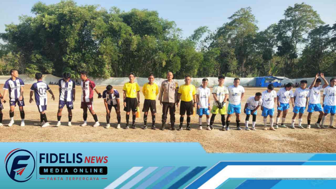 Suksekan Turnamen Sepak Bola AMR Family Cup III, Polsek Tutar Amankan Laga Tapparang FC Vs Padang United