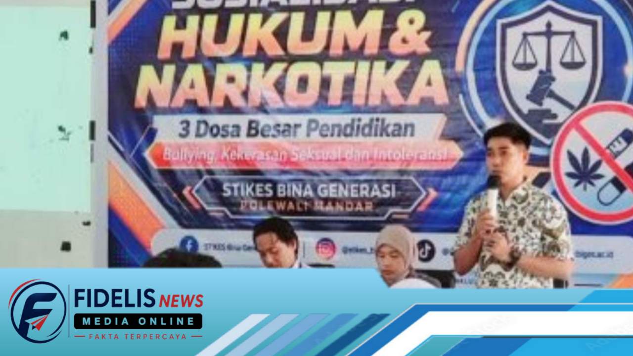Mahasiswa Antusias Ikuti Sosialisasi Hukum Narkoba dan 3 Dosa Besar Pendidikan di STIKES Bina Generasi Polman