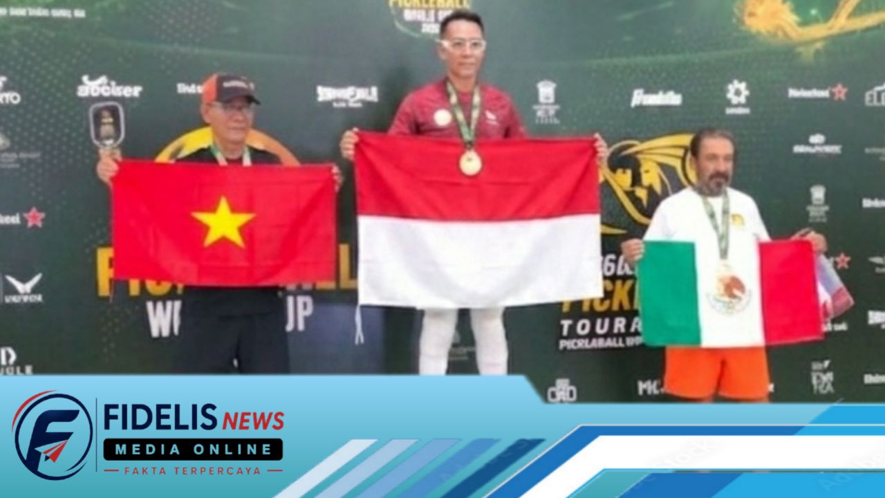 Atlet Asal Polman Jamaluddin Raih Juara 1 Dunia Pickleball Kategori Tunggal Putra Usia 60 Tahun