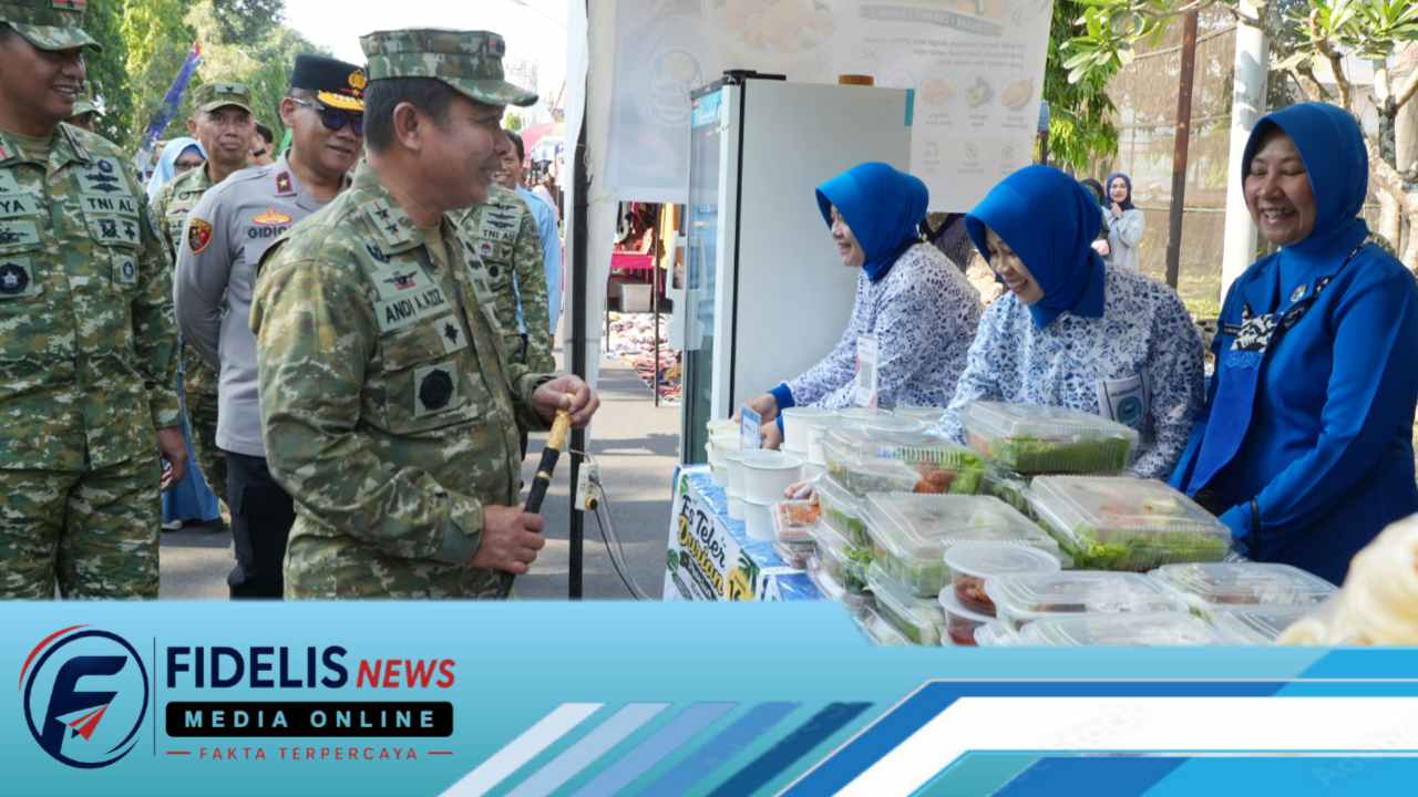 Kodaeral VI Gelar Bazar Murah, Baksos Sembako untuk Masyarakat Makassar